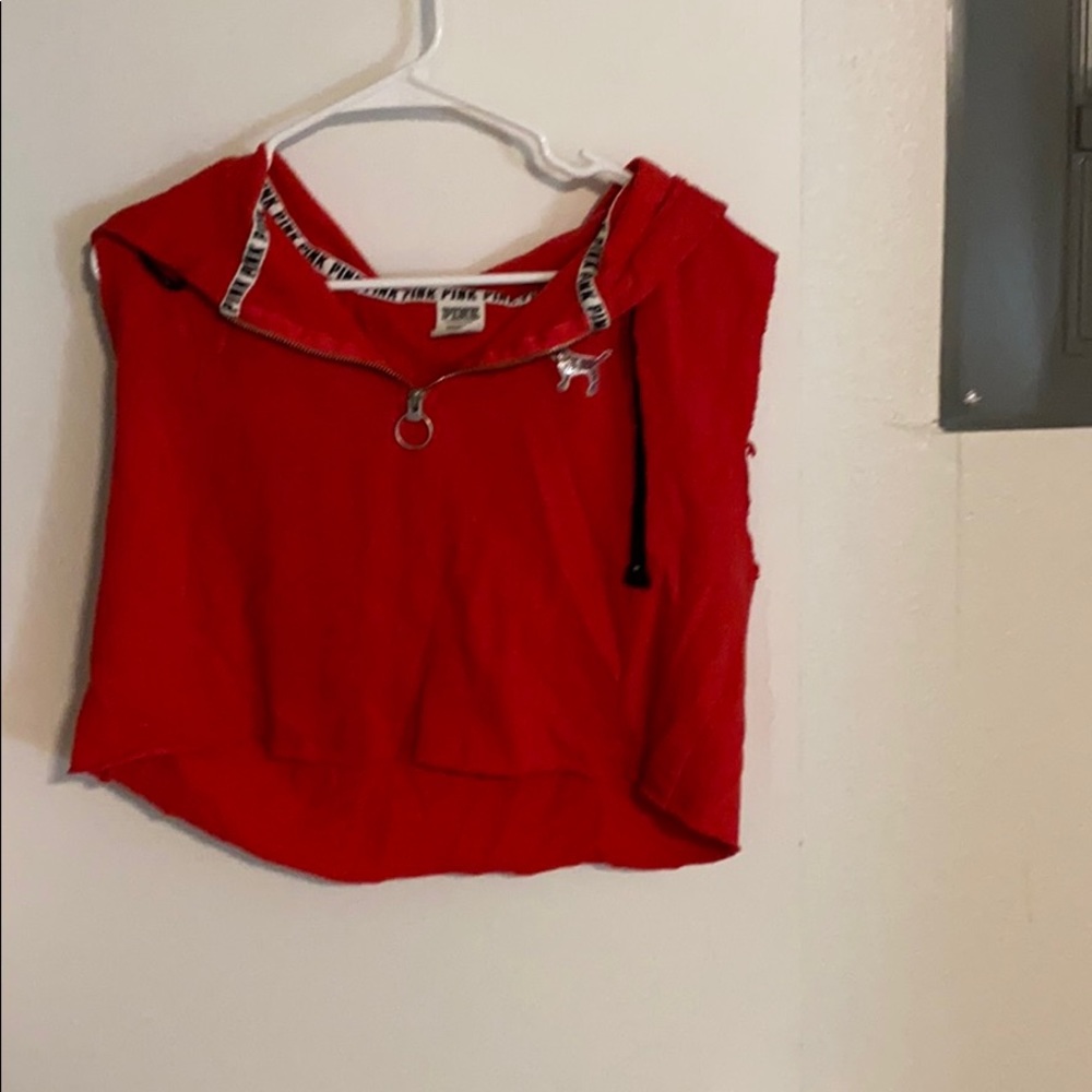 Crop top workout shirt
